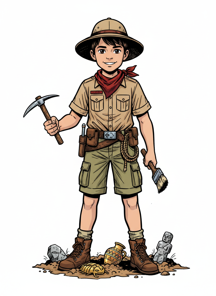 Andrew the Archeo-Explorer - Comic Book