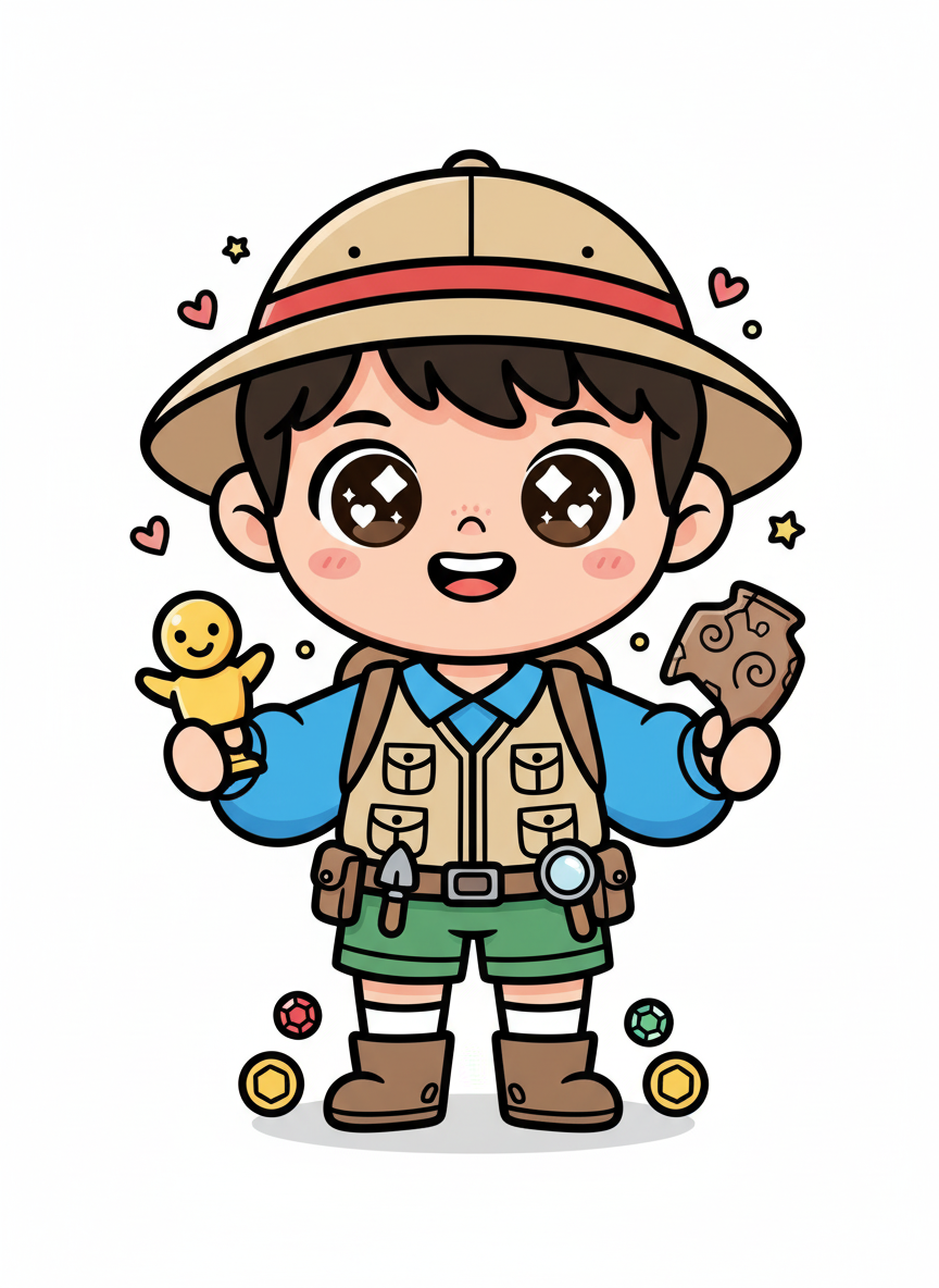 Andrew the Archeo-Explorer - Kawaii Cute