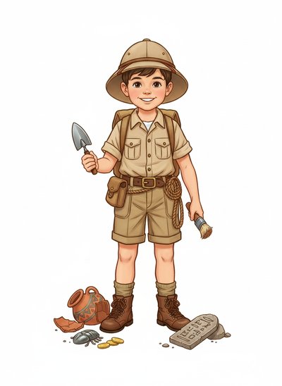 My Wee Lad the Explorer - Vintage Storybook