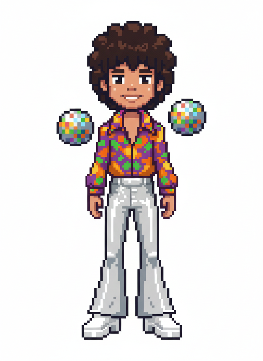 Disco Andrew - Pixel Art