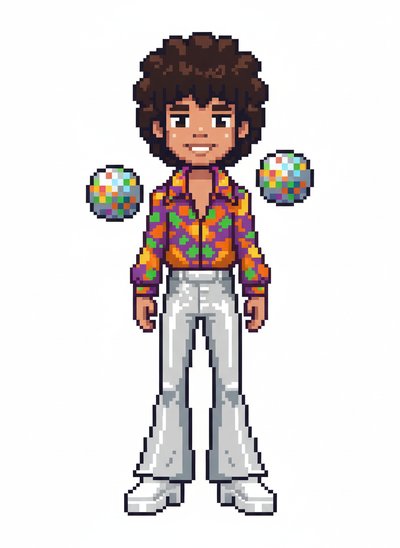 Andrew's Disco Dream 🌟 - Pixel Art