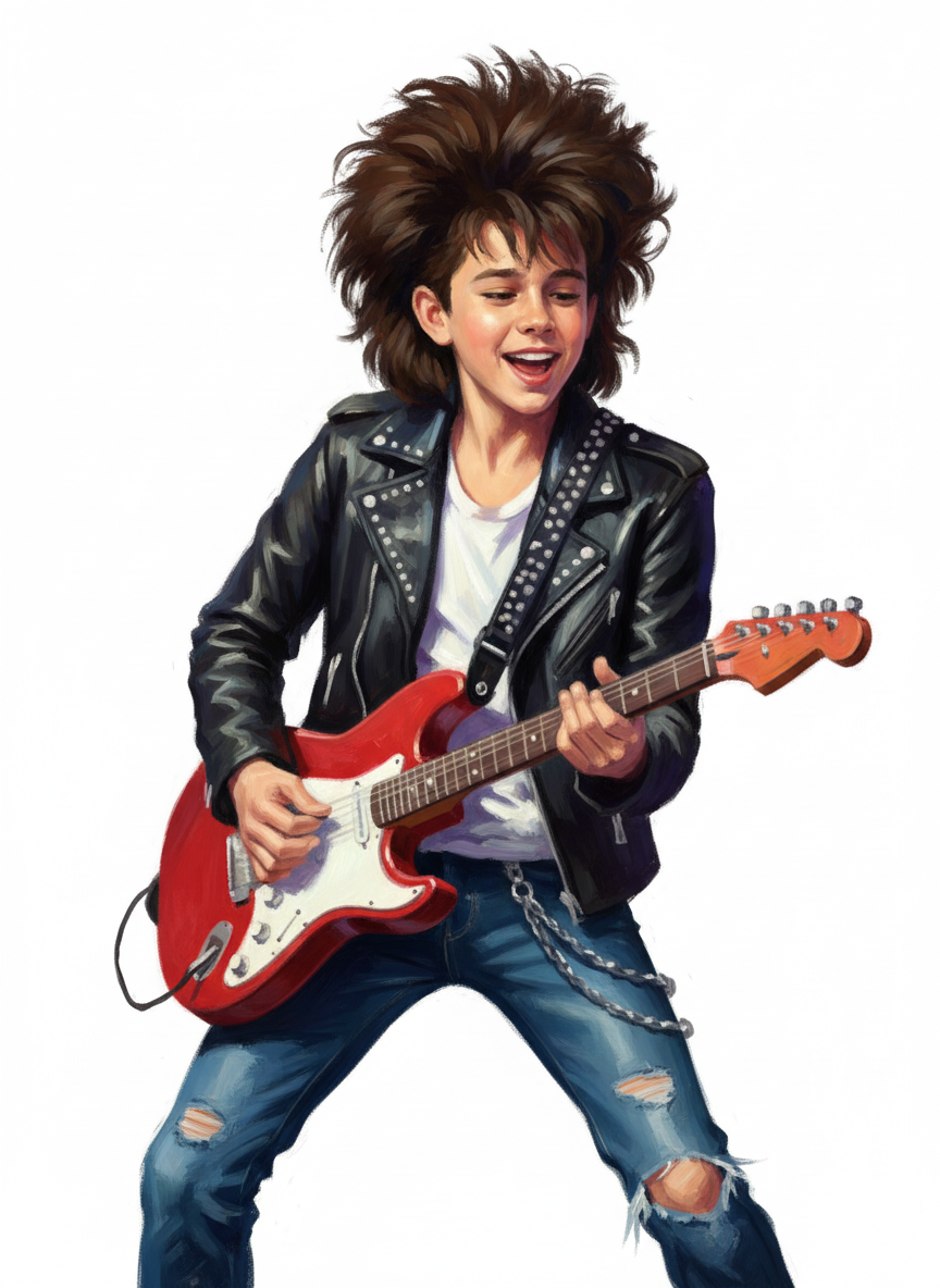 Andrew the Rock Legend - Impressionist Painting