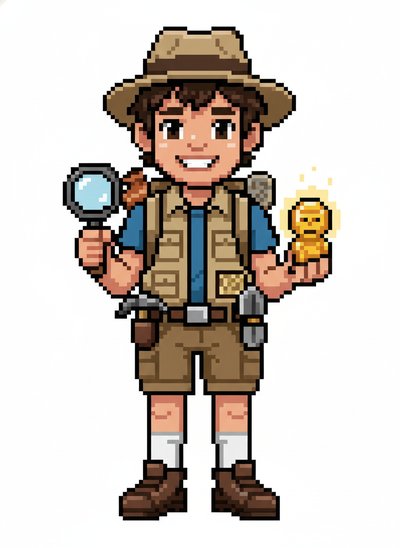 My Wee Lad the Explorer - Pixel Art