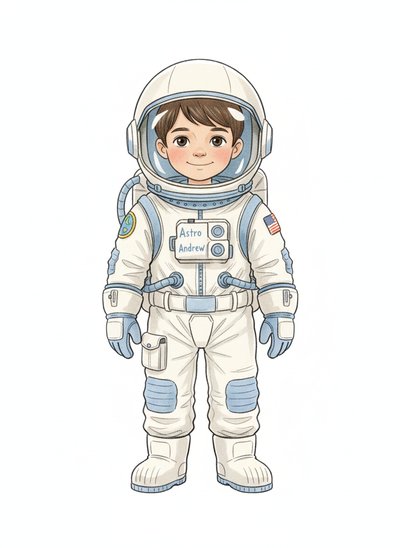 My Wee Lad's Astronaut Adventures 🚀 - Gentle Pencil