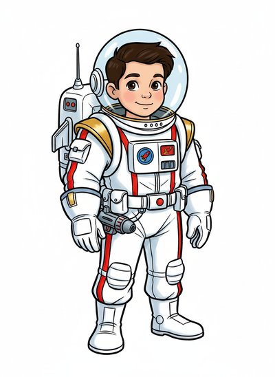 My Wee Lad's Astronaut Adventures 🚀 - Golden Age Animation