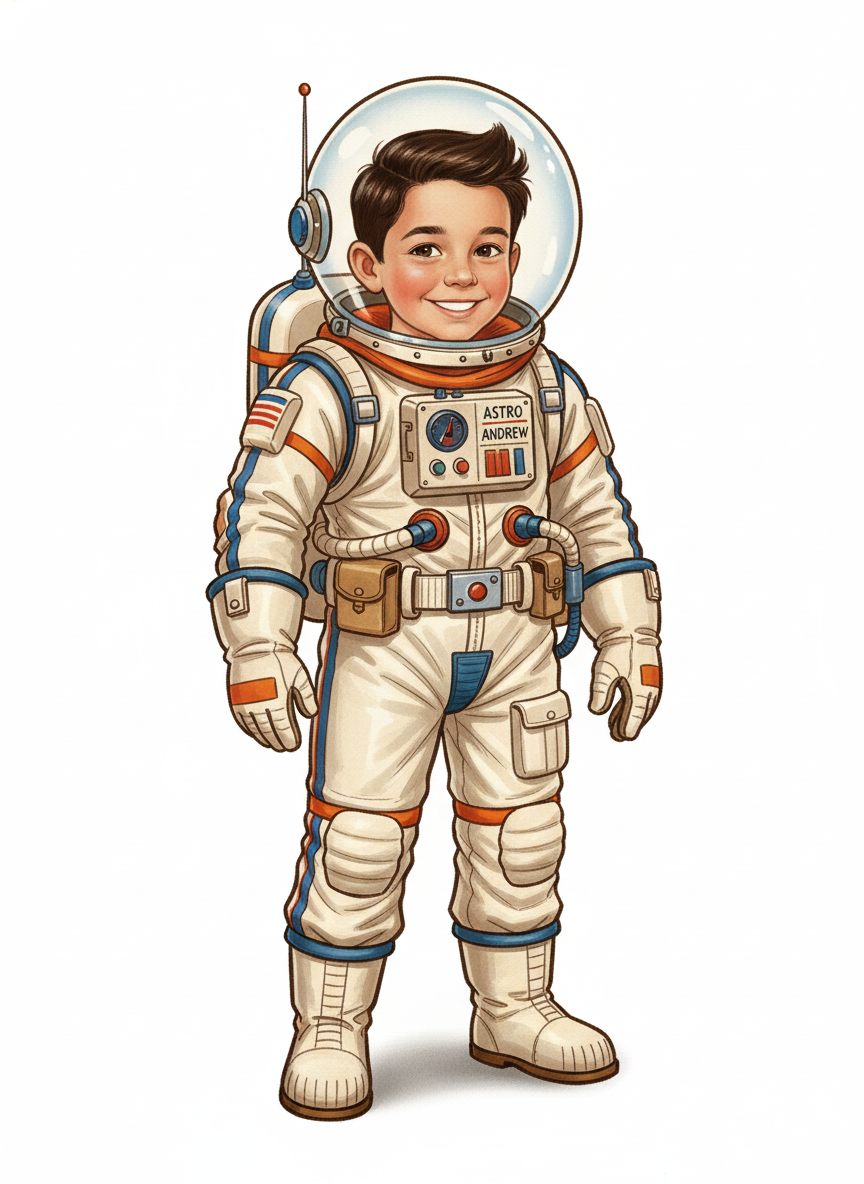 Astro Andrew - Vintage Storybook