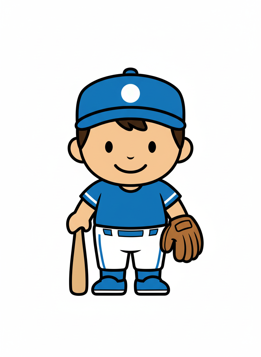 Slugger Andrew - Preschool Simple
