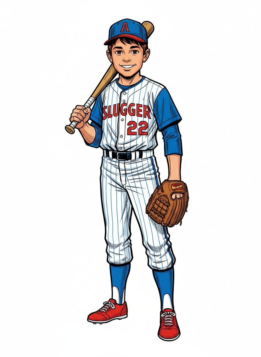 Slugger Andrew - Comic Book