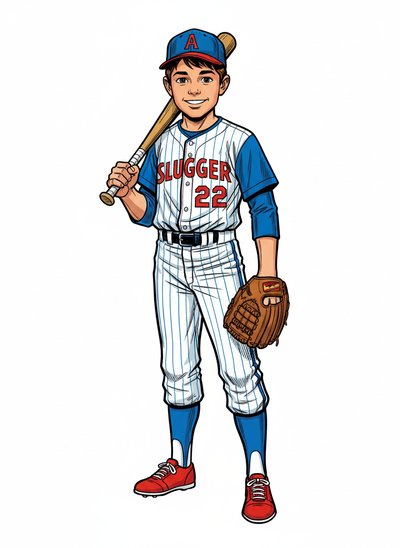 Andrew's Baseball Adventure ⚾️ - Comic Book