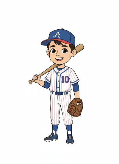 Andrew's Baseball Adventure ⚾️ - Minimalist