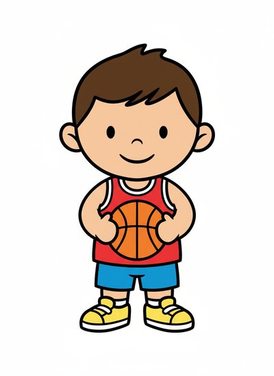 Andrew's Hoops Adventure 🏀 - Preschool Simple