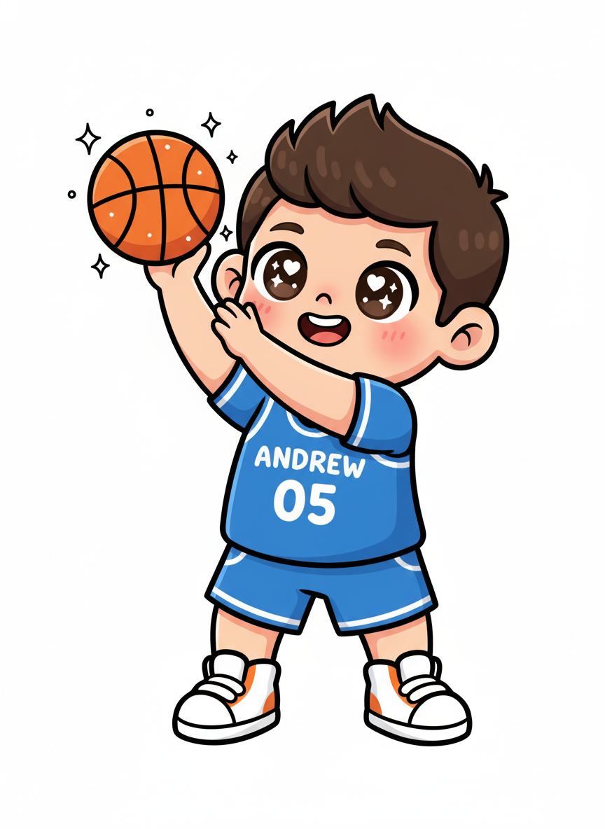 Andrew the Dunker - Kawaii Cute