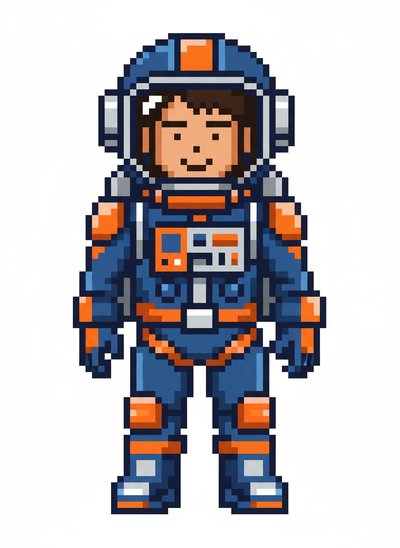 My Wee Lad's Astronaut Adventures 🚀 - Pixel Art