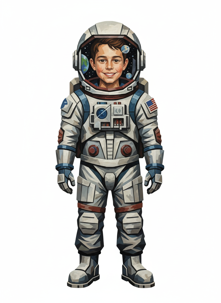 Astro Andrew - Cubist Painting