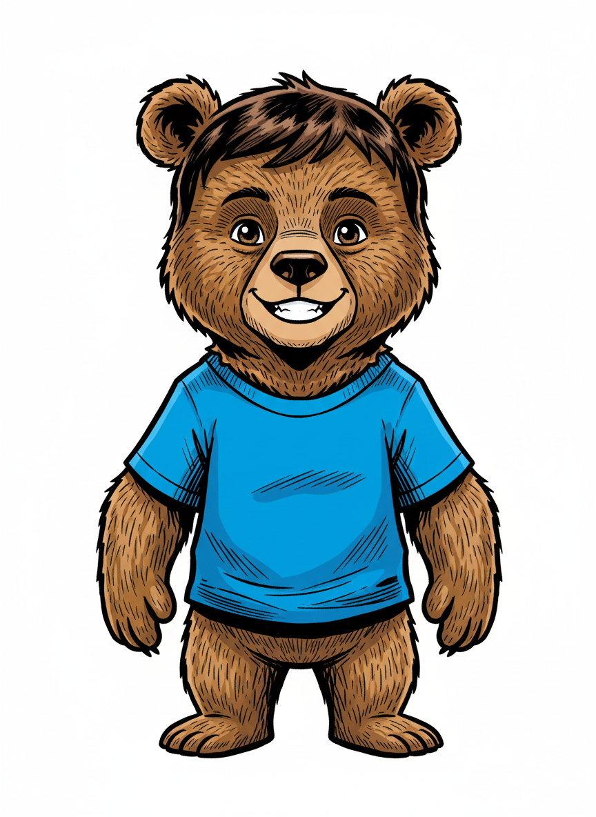 Andrew the Fuzzy Bear - Comic Book