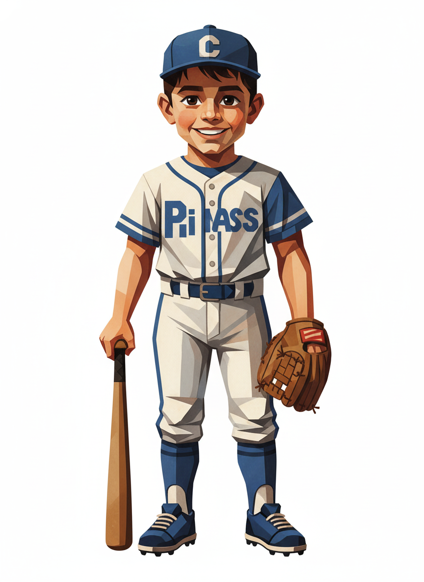 Slugger Andrew - Cubist Painting