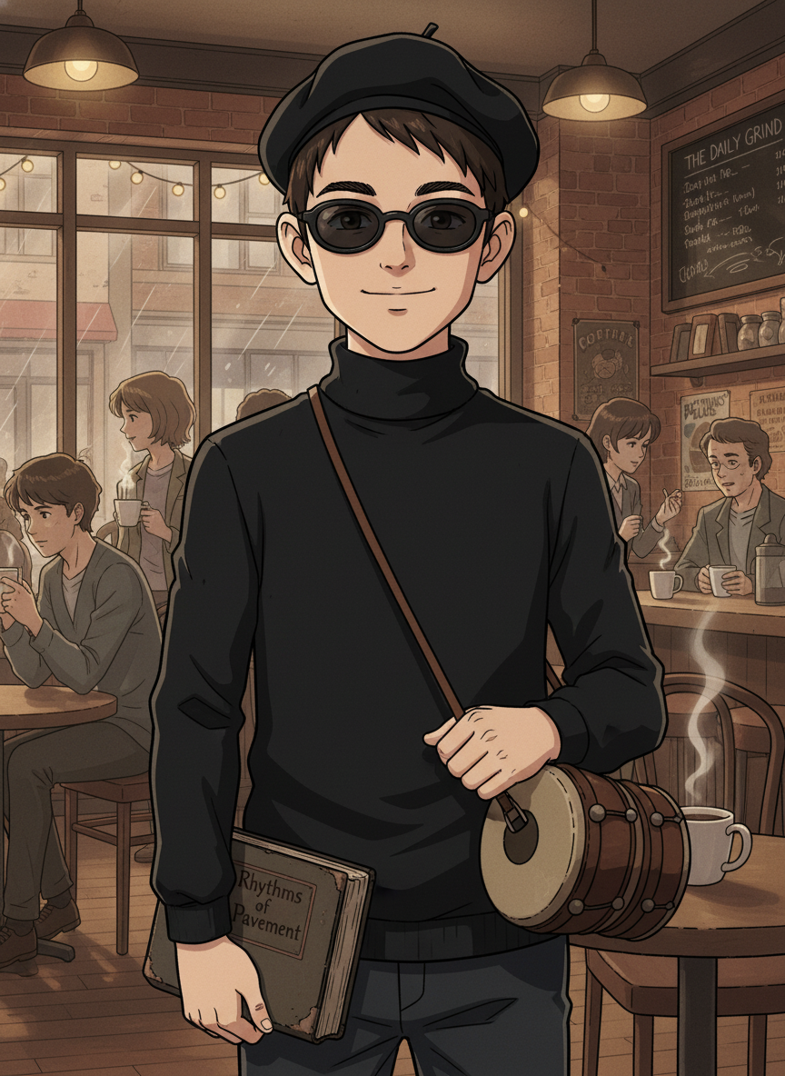 Andrew the Beatnik Bard - Classic Anime