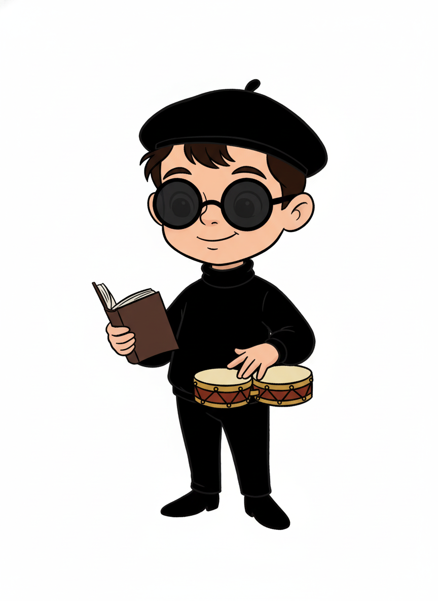 Andrew the Beatnik Bard - Golden Age Animation
