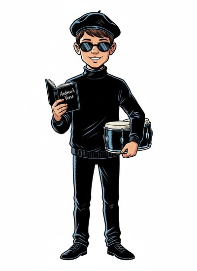 My Wee Beatnik Poet 🌟 - Comic Book