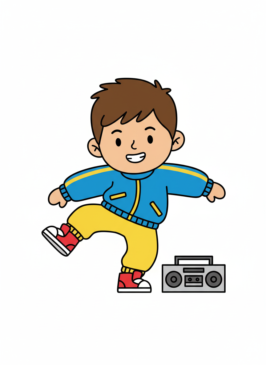 Andrew the Breakdance Star - Preschool Simple
