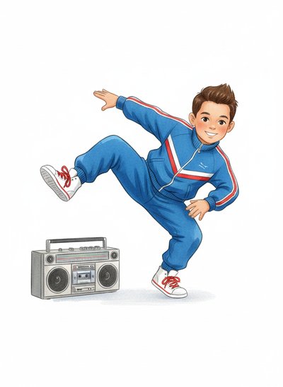 Andrew's Breakdancing Adventure 🎶 - Gentle Pencil