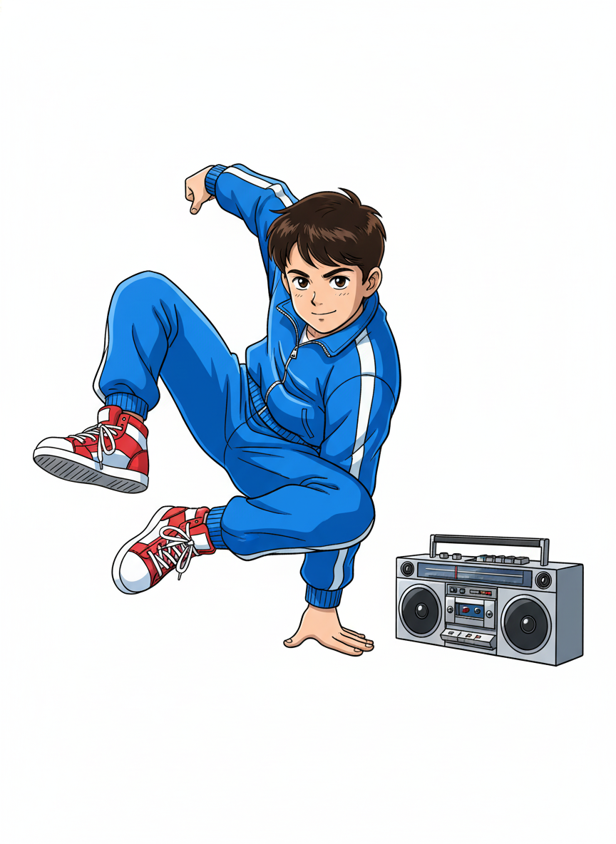 Andrew the Breakdance Star - Classic Anime