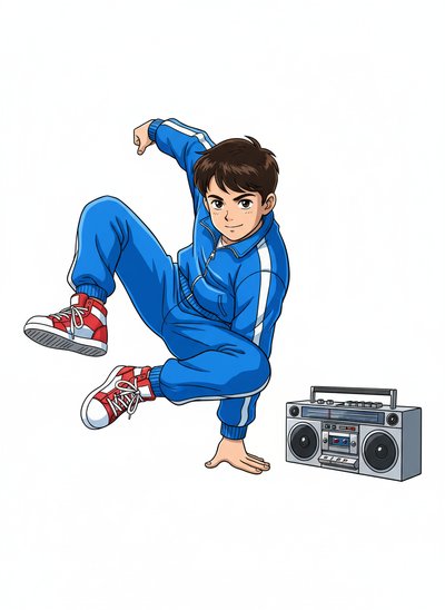 Andrew's Breakdancing Adventure 🎶 - Classic Anime
