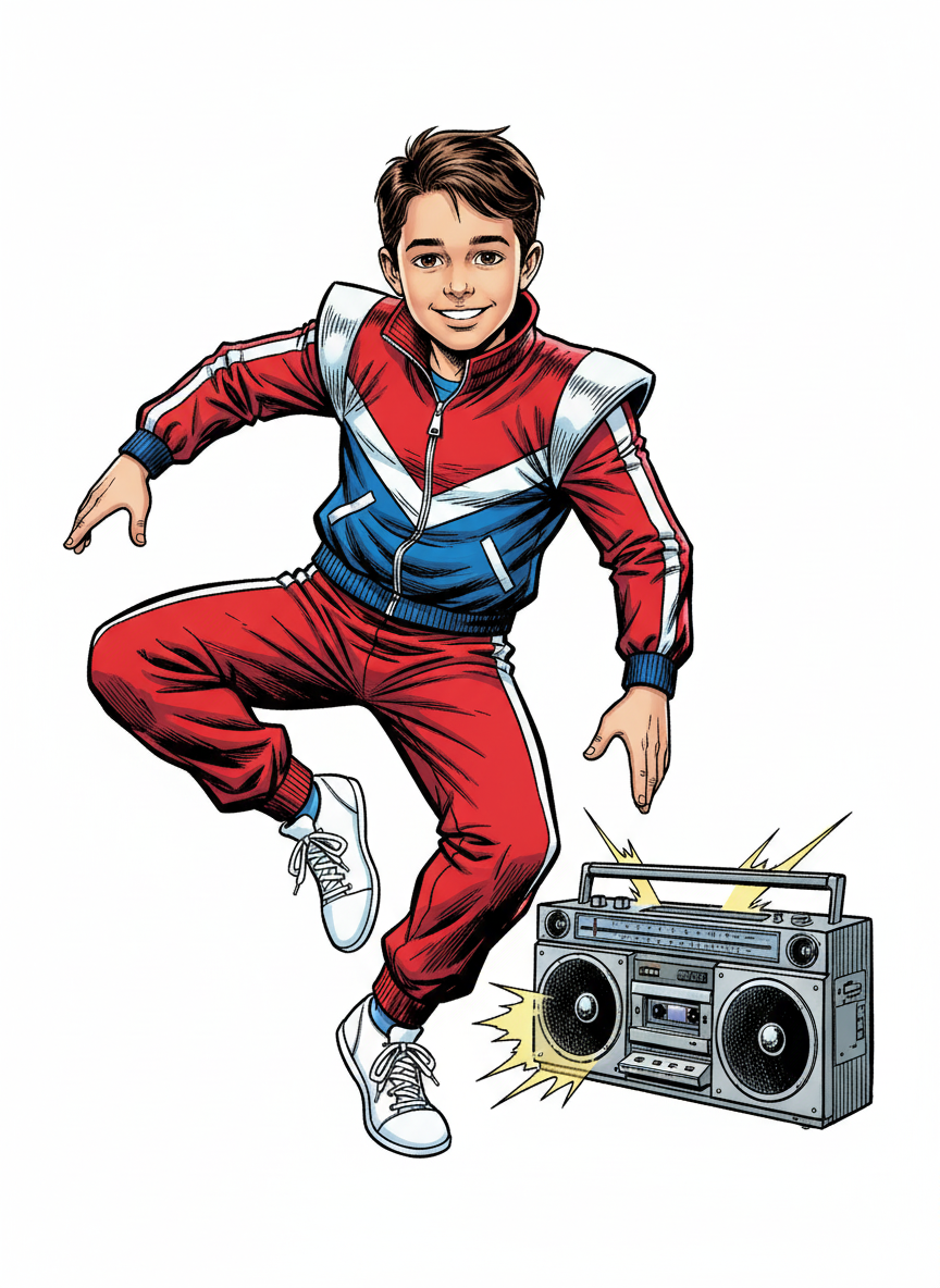Andrew the Breakdance Star - Comic Book