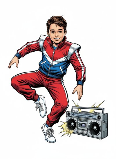 Andrew's Breakdancing Adventure 🎶 - Comic Book
