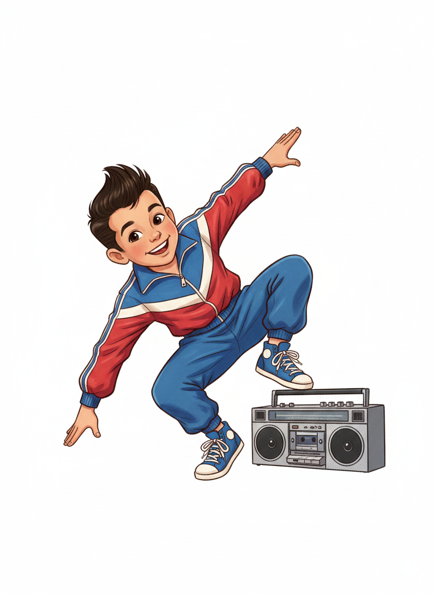 Andrew the Breakdance Star - Vintage Storybook