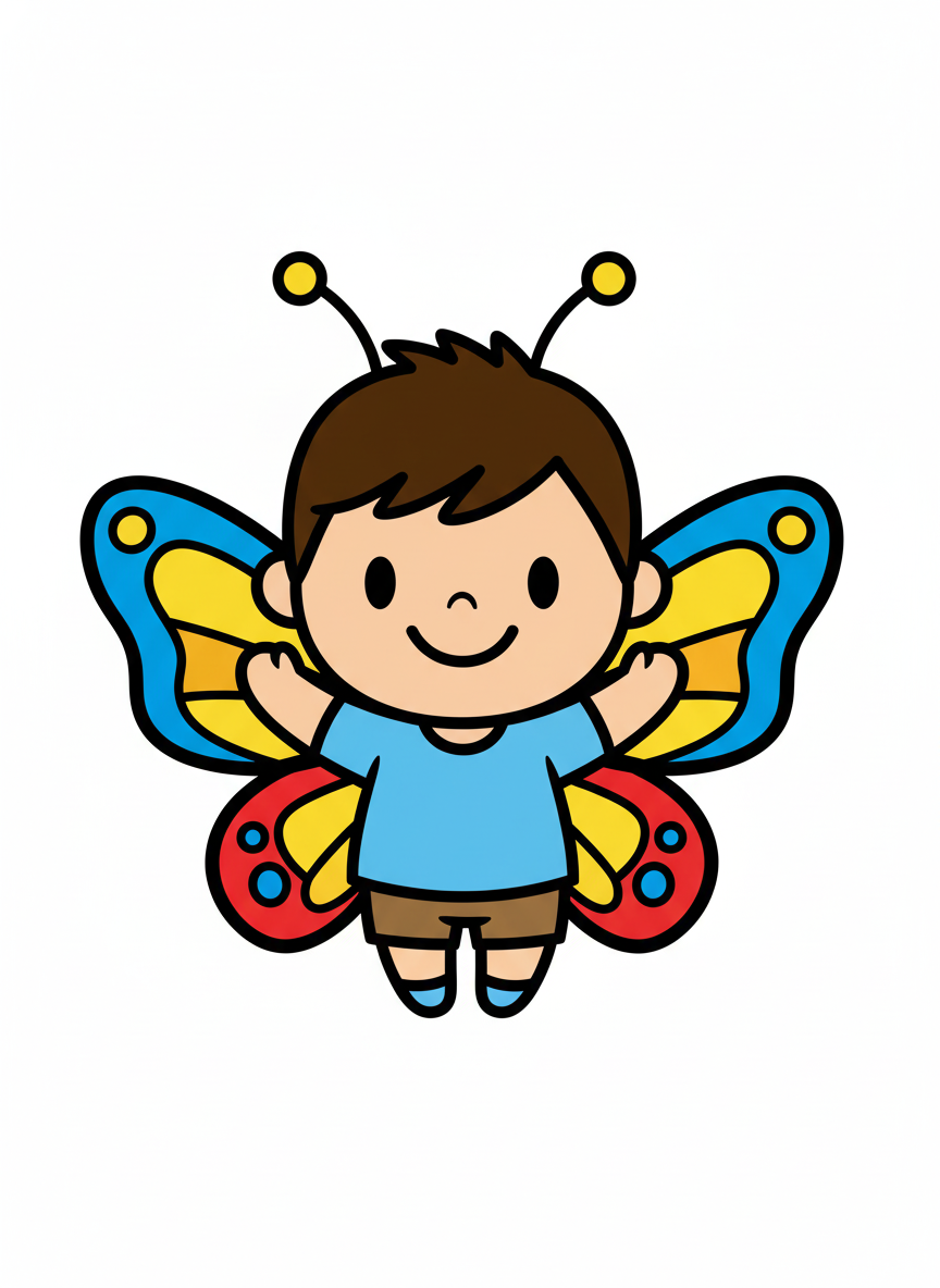 Andrew the Flutterby - Preschool Simple