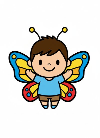 Andrew's Butterfly Adventure 🦋 - Preschool Simple