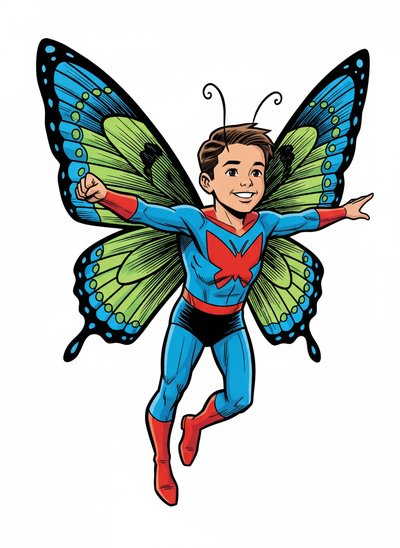 Andrew's Butterfly Adventure 🦋 - Comic Book