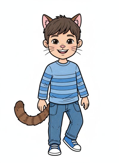 Andrew's Cat Capers 🐱 - Classic Coloring Book