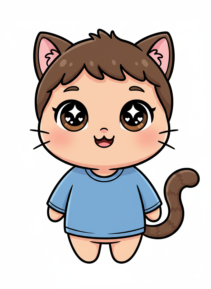 Andrew the Kitty - Kawaii Cute