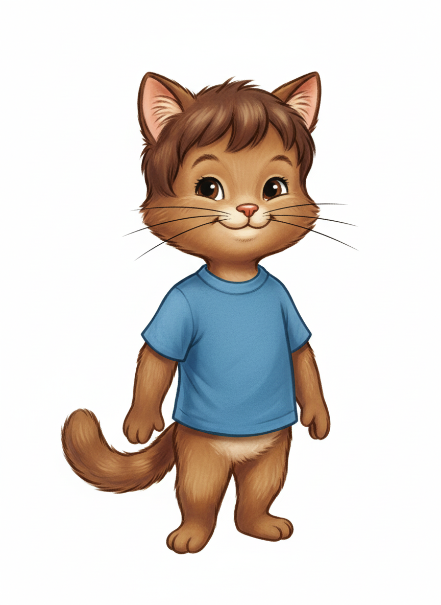 Andrew the Kitty - Vintage Storybook