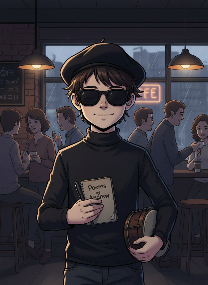 Andrew the Beatnik Bard - Webtoon Anime