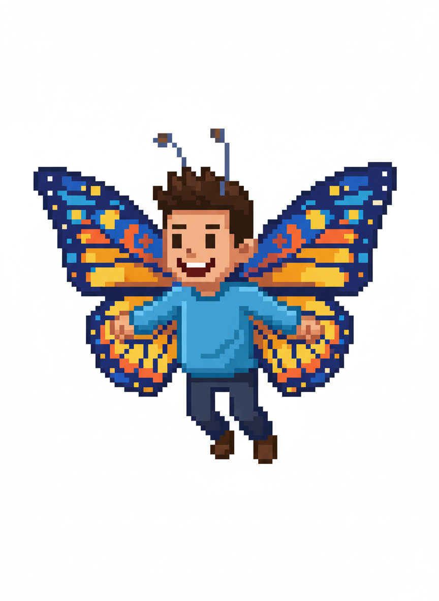 Andrew the Flutterby - Pixel Art