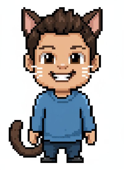 Andrew's Cat Capers 🐱 - Pixel Art