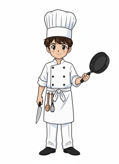 My Wee Chef Andrew 🇸🇨 - Classic Anime