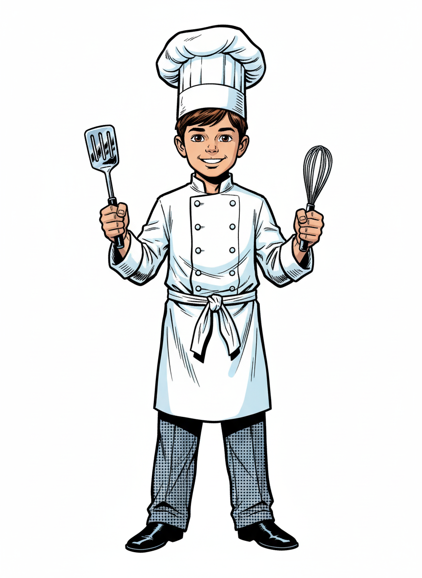 Andrew the Culinary Whiz - Comic Book