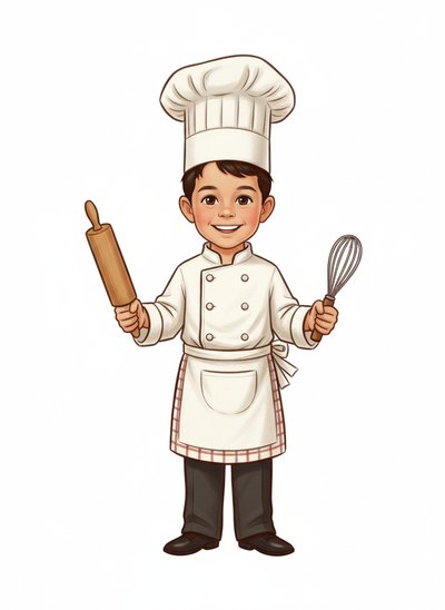 My Wee Chef Andrew 🇸🇨 - Vintage Storybook