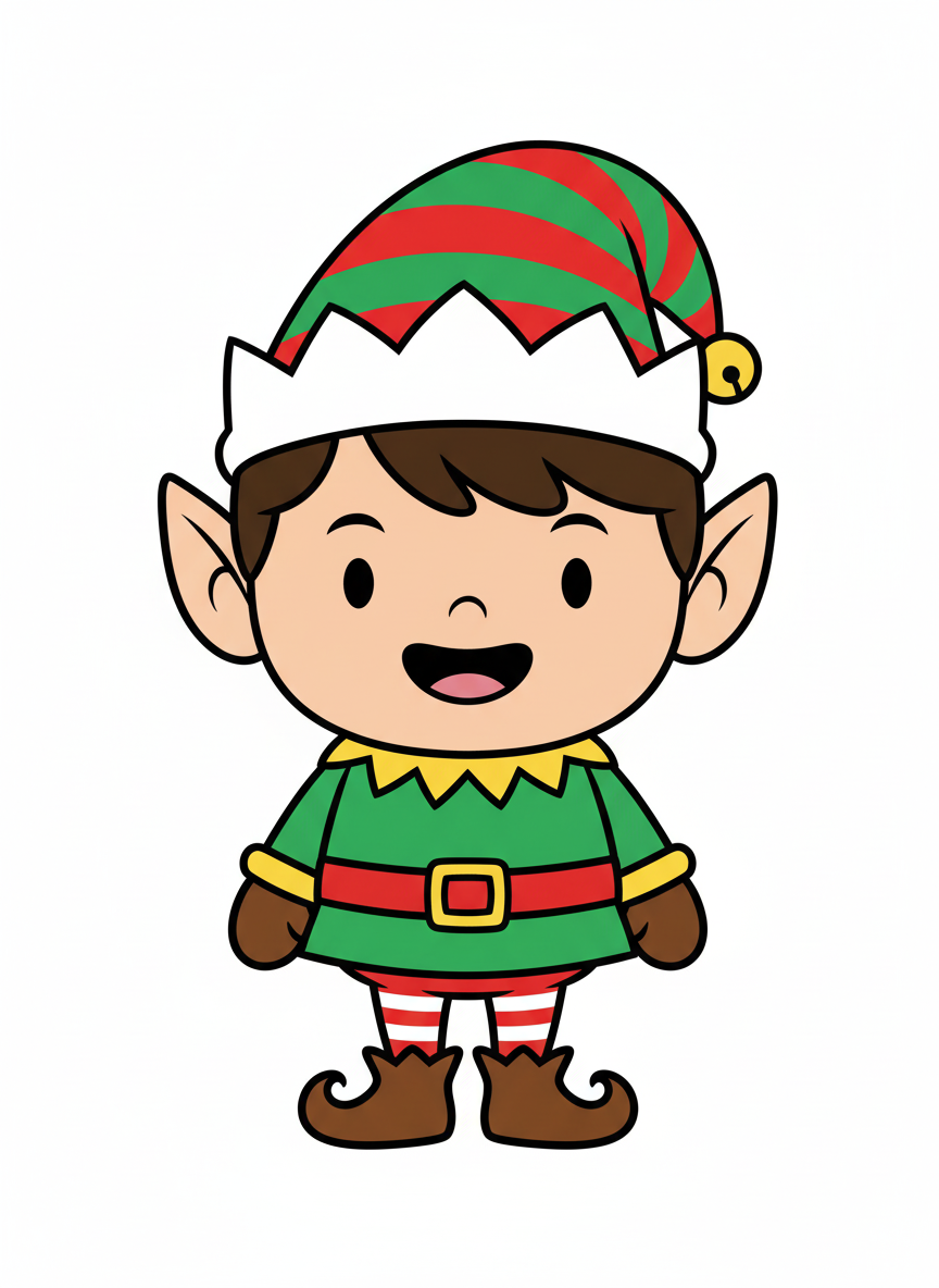 Andrew the Jolly Elf - Preschool Simple