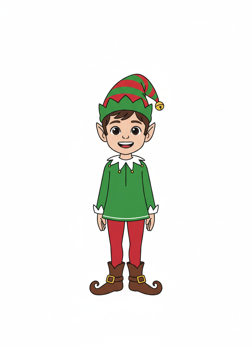 Andrew the Jolly Elf - Minimalist