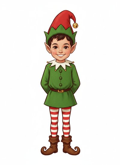 My Wee Elf Andrew 🎄 - Vintage Storybook