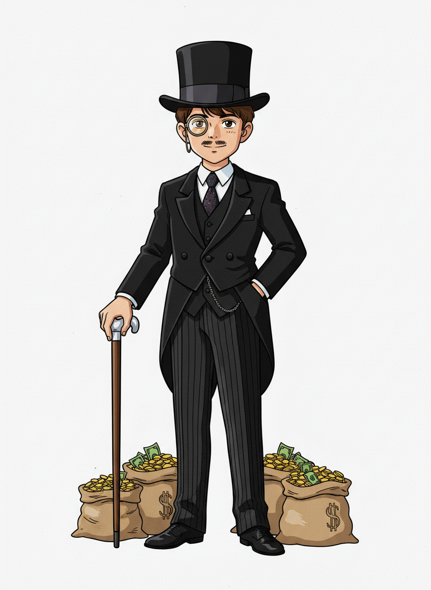 Andrew the Dapper Millionaire - Classic Anime