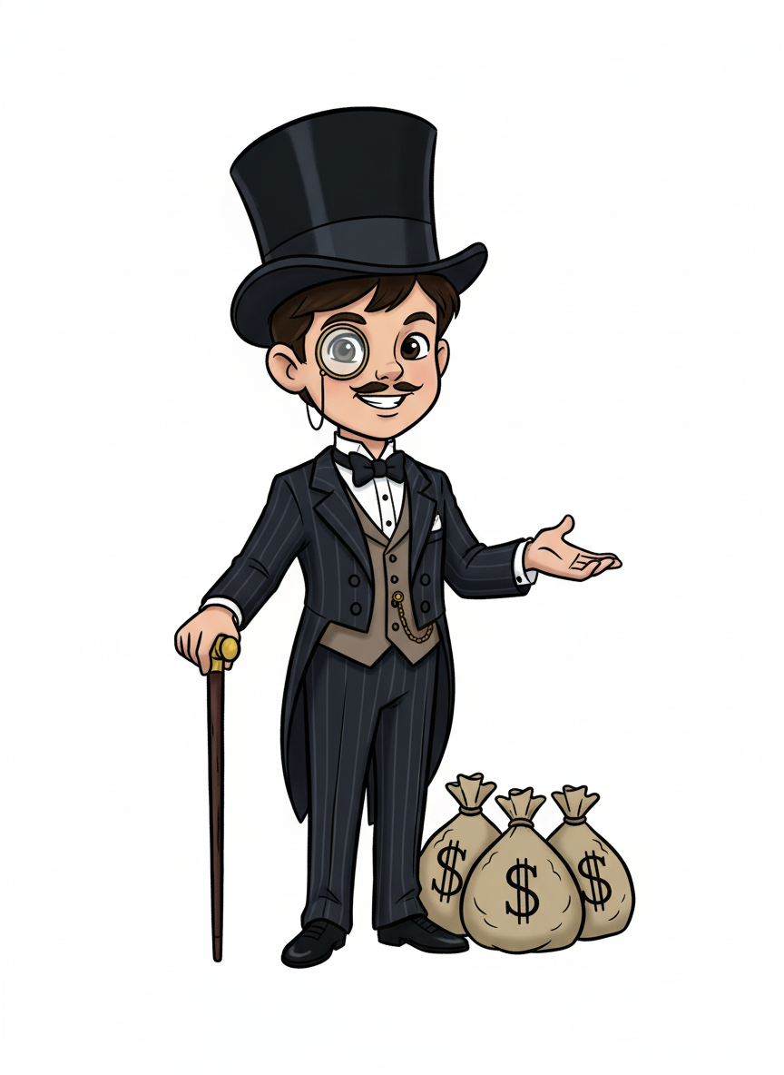 Andrew the Dapper Millionaire - Golden Age Animation