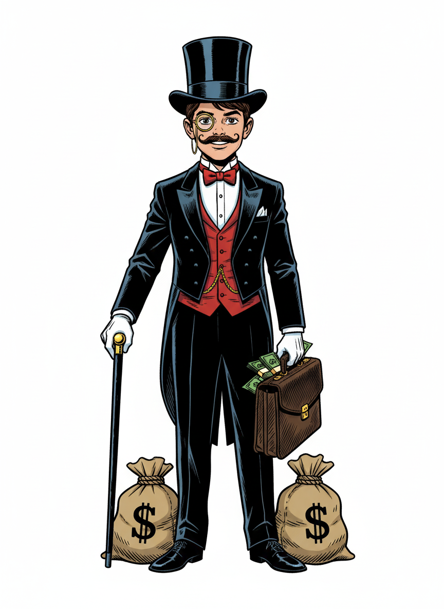 Andrew the Dapper Millionaire - Comic Book