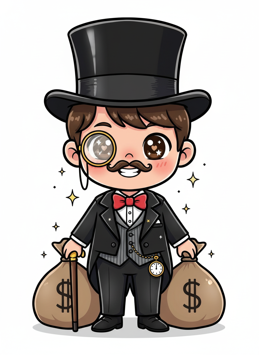 Andrew the Dapper Millionaire - Kawaii Cute