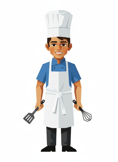 My Wee Chef Andrew 🇸🇨 - Cubist Painting